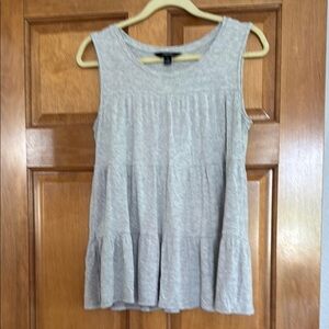Sleeveless Gray Top